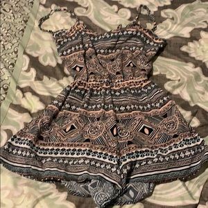 Kendall and Kylie open back romper